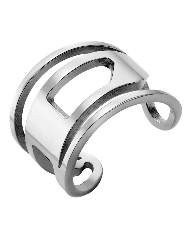 Diesel Edelstahlband Ring - Ringe - Unisex - Silber Silber