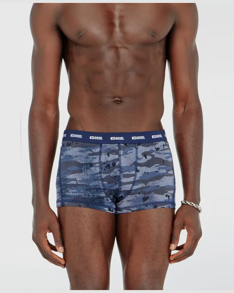 Diesel Einfarbige und Camouflage Retropants im Dreierpack - Boxershorts - Herren - Blau Blau