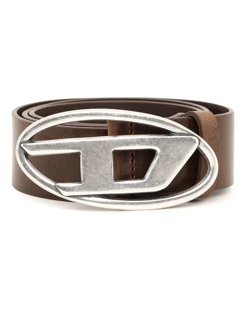 Diesel 3.9cm Ledergürtel mit D-Schließe - Gürtel - Herren - Braun Braun