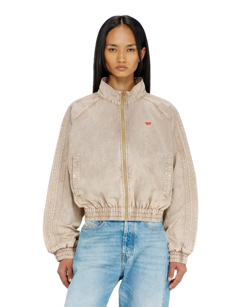 Diesel Windjacke aus behandeltem Taslan - Jacken - Damen - Beige Beige