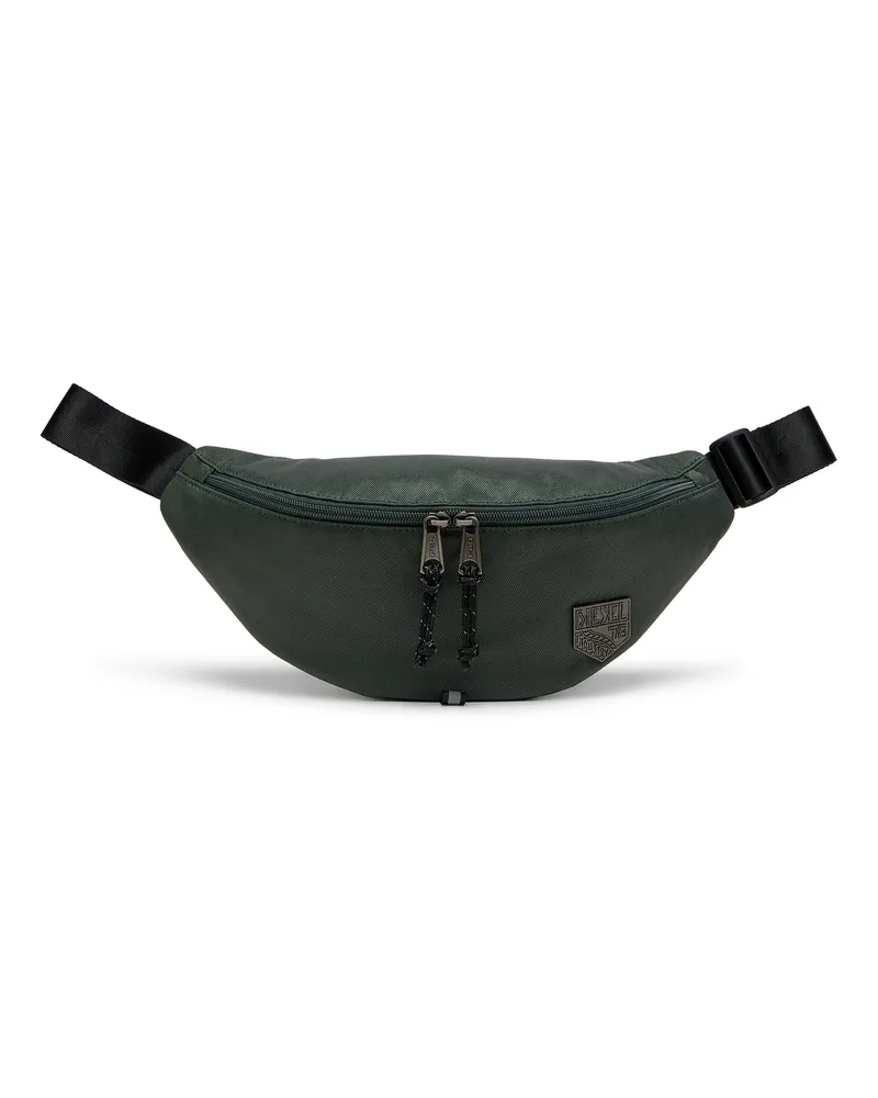 Diesel D-Pack - Gürteltasche aus Nylon mit Emblem-Logo - Schultertaschen - Unisex - Grün Grün