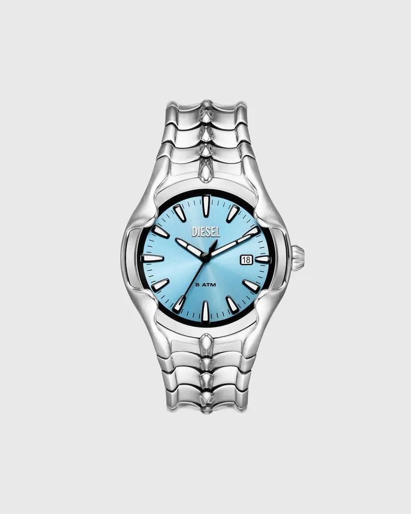 Diesel Vert Armbanduhr aus Edelstahl - Uhren - Herren - Silber Silber