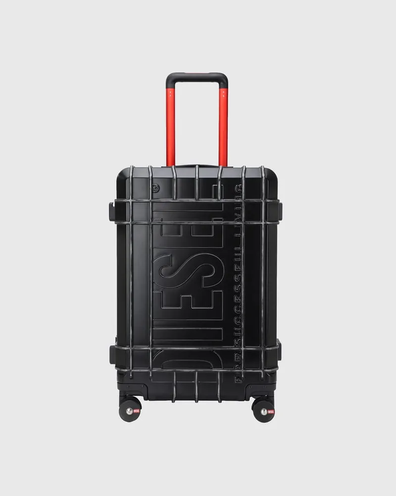 Diesel Robuster Koffer Größe M - Handgepäck Koffer - Unisex - Schwarz Schwarz
