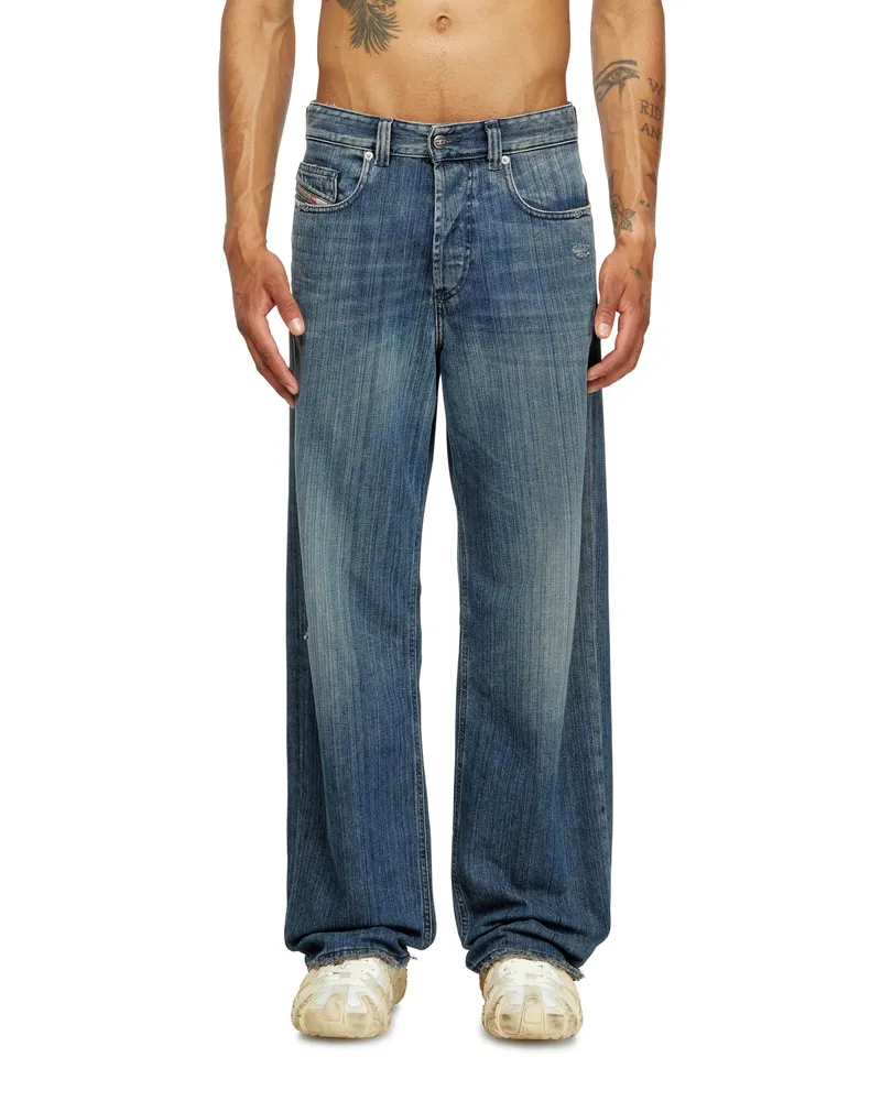 Diesel Relaxed Jeans - 2001 D-Macro - Jeans - Herren - Blau Blau