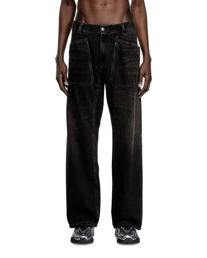Diesel Relaxed Jeans - D-Zeta - Jeans - Herren - Schwarz Schwarz
