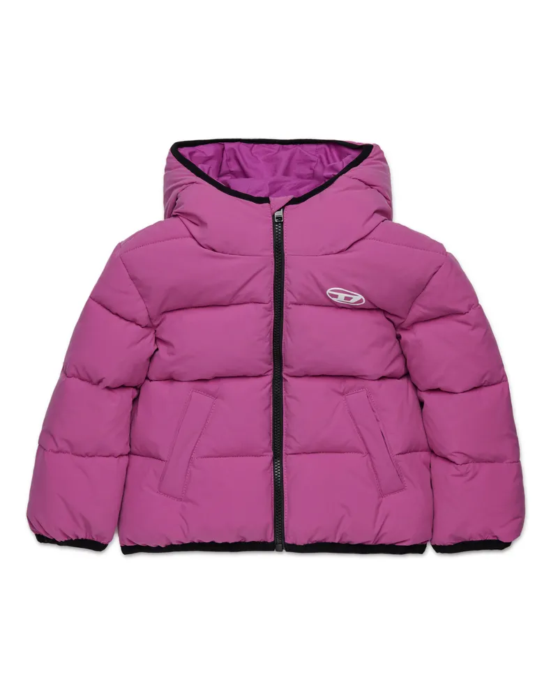 Diesel Nylonjacke mit Kapuze - Jacken - Unisex - Violett Violett