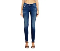 Skinny Jeans Regular Waist 2017 Slandy, Dunkelblau, Reißverschluss