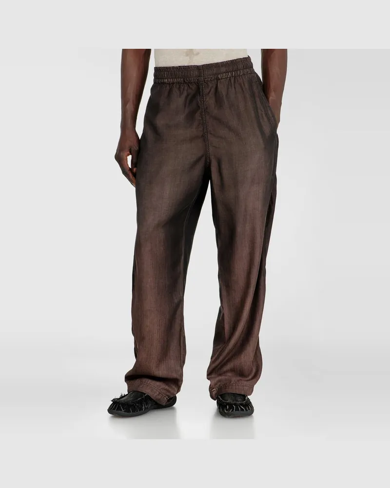 Diesel Relaxed Jeans Regular Waist D-Roder, Farbig, Elastischer Bund Braun