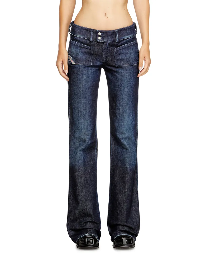 Diesel Bootcut Jeans - D-Hush - Jeans - Damen - Blau Blau