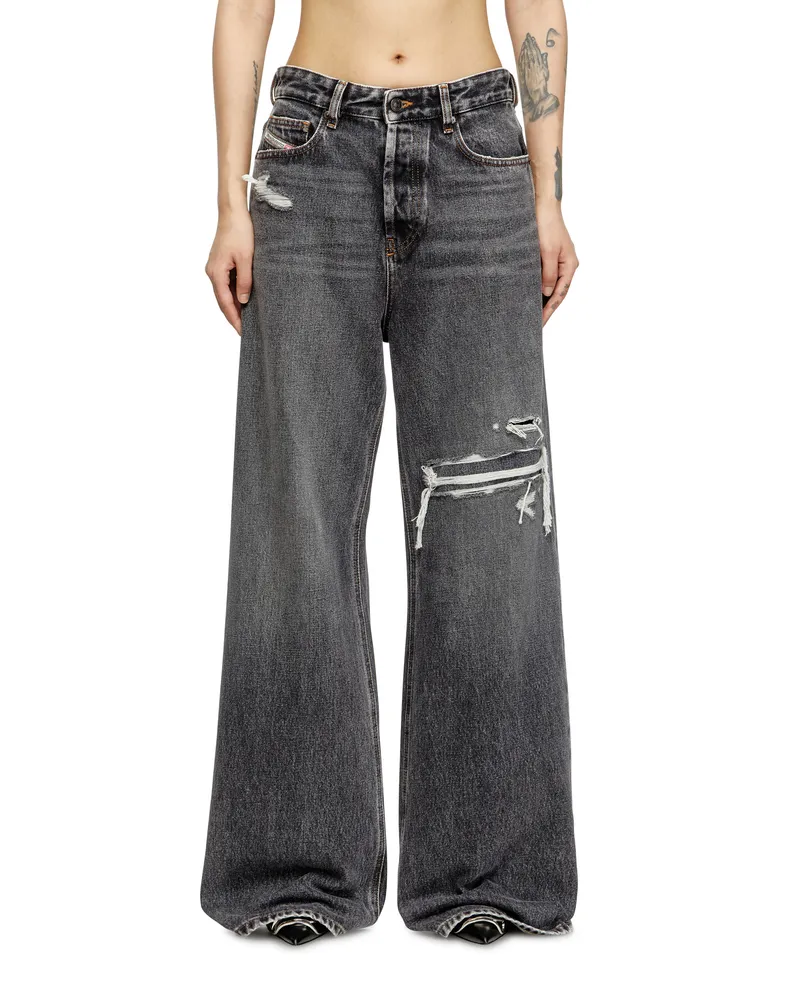 Diesel Relaxed Jeans - 1996 D-Sire - Jeans - Damen - Schwarz Schwarz