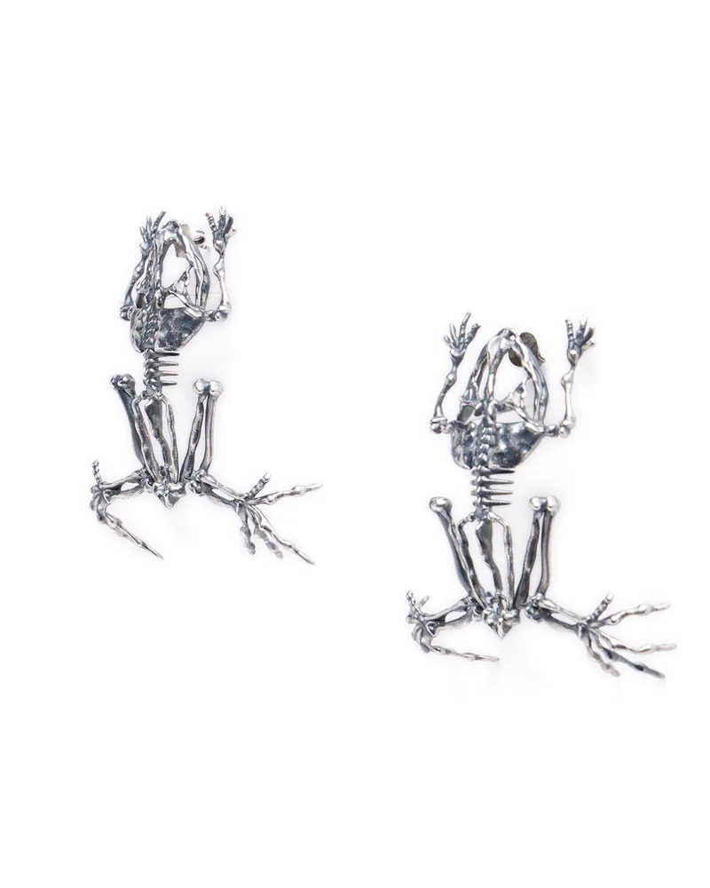 Diesel Metallohrringe mit Skeletteffekt - Ohrringe - Damen - Silber Silber