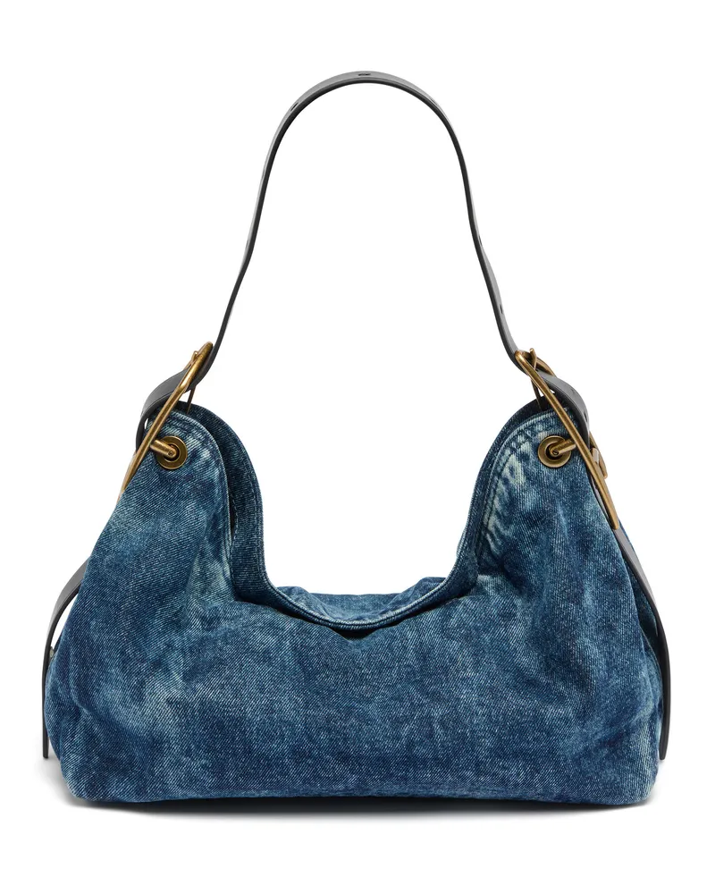 Diesel D-Line-Denim Schultertasche - Schultertaschen - Damen - Blau Blau