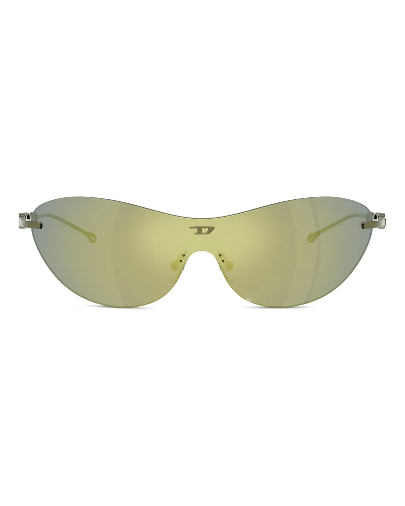 Diesel Ovale Sonnenbrille - Sonnenbrille - Unisex - Grün Grün