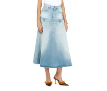 Jeansrock mit Lagen-Design - Röcke - Damen - Blau