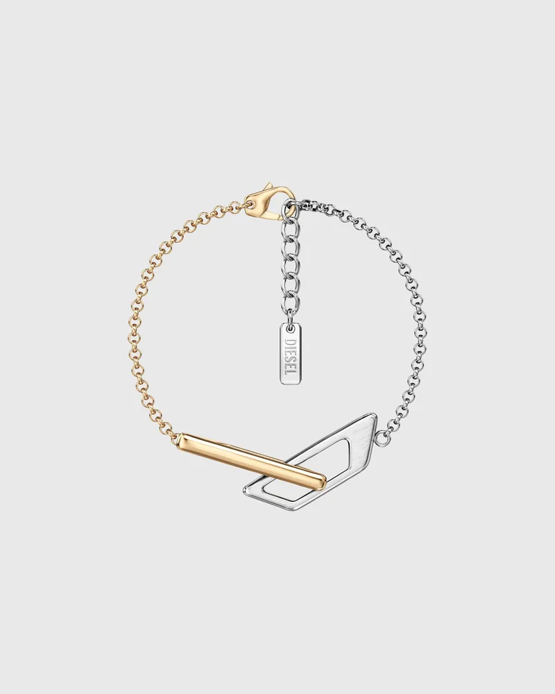 Diesel Armband aus Edelstahl - Armbänder - Unisex - Silber Silber