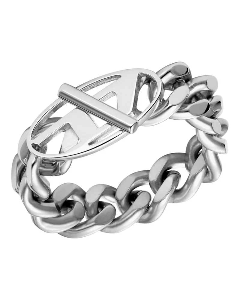 Diesel Softer Kettenring aus Edelstahl - Ringe - Unisex - Silber Silber