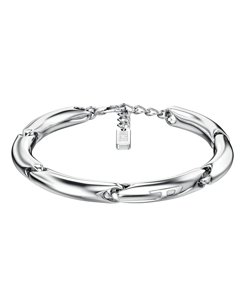 Diesel Armband aus Edelstahl - Armbänder - Unisex - Silber Silber