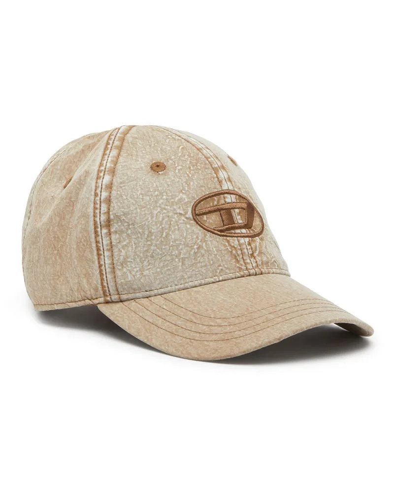 Diesel Baseballkappe mit gesticktem Oval D - Hüte - Herren - Braun Braun