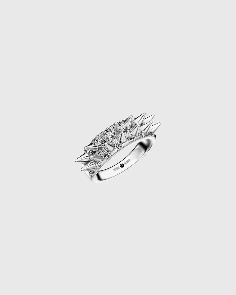 Diesel Bandring aus Edelstahl - Ringe - Unisex - Silber Silber