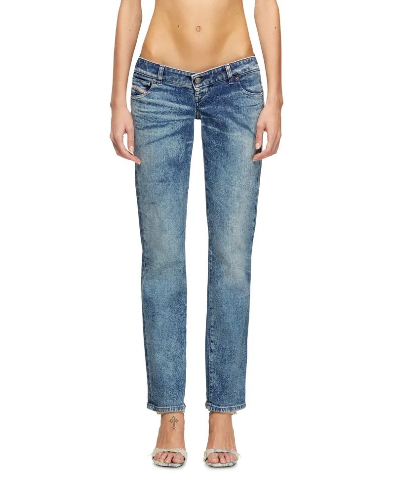 Diesel Regular Jeans - D-Waisty - Jeans - Damen - Blau Blau