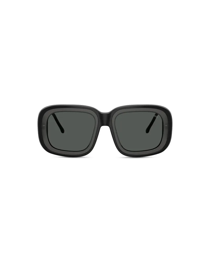 Diesel Quadratische Sonnenbrillen - Sonnenbrille - Unisex - Schwarz Schwarz