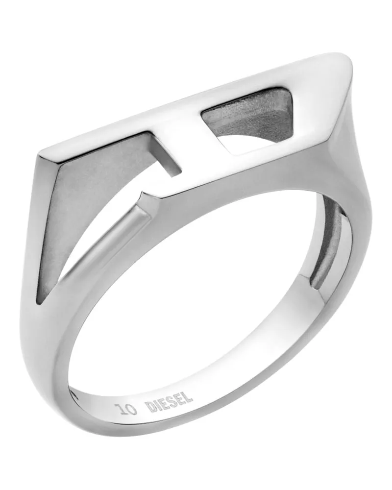 Diesel Siegelring aus Edelstahl - Ringe - Unisex - Silber Silber
