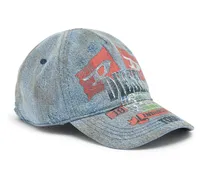 Baseballkappe aus Denim mit Konzertgrafik - Hüte - Herren - Blau