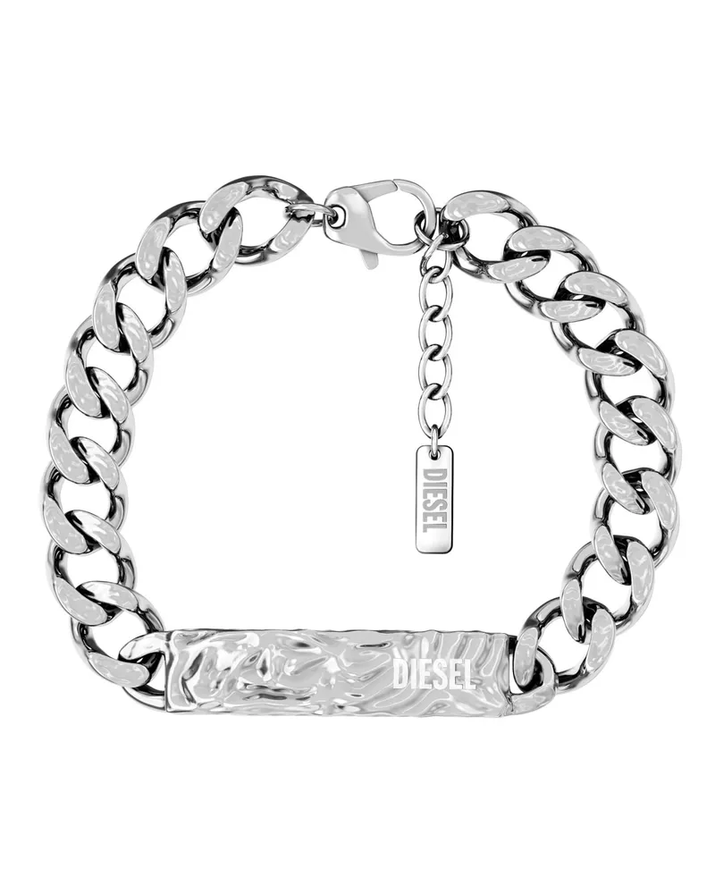 Diesel ID-Armband aus Edelstahl - Armbänder - Unisex - Silber Silber