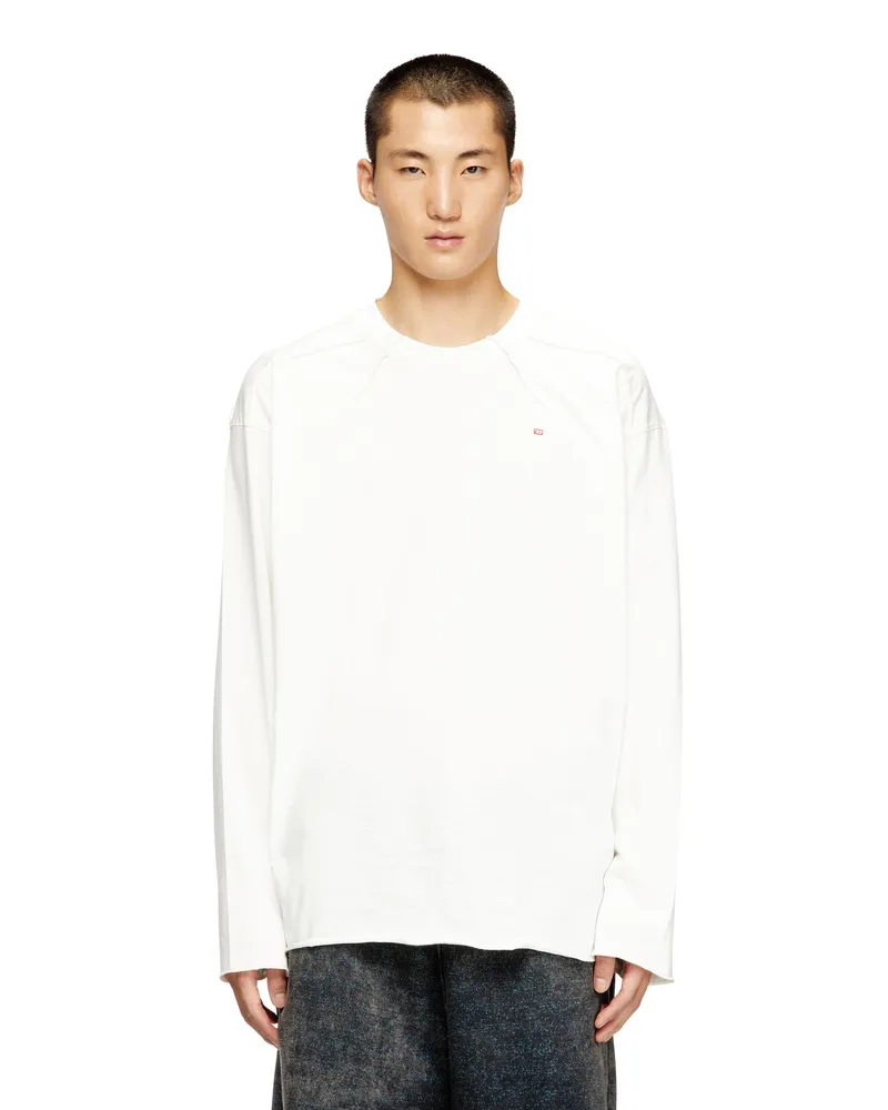 Diesel Baumwoll-T-Shirt - T-Shirts - Herren - Weiss Weiss