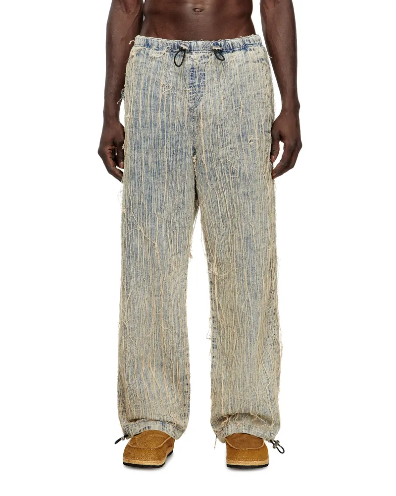 Diesel Relaxed Jeans - D-Martial - Jeans - Unisex - Blau Blau