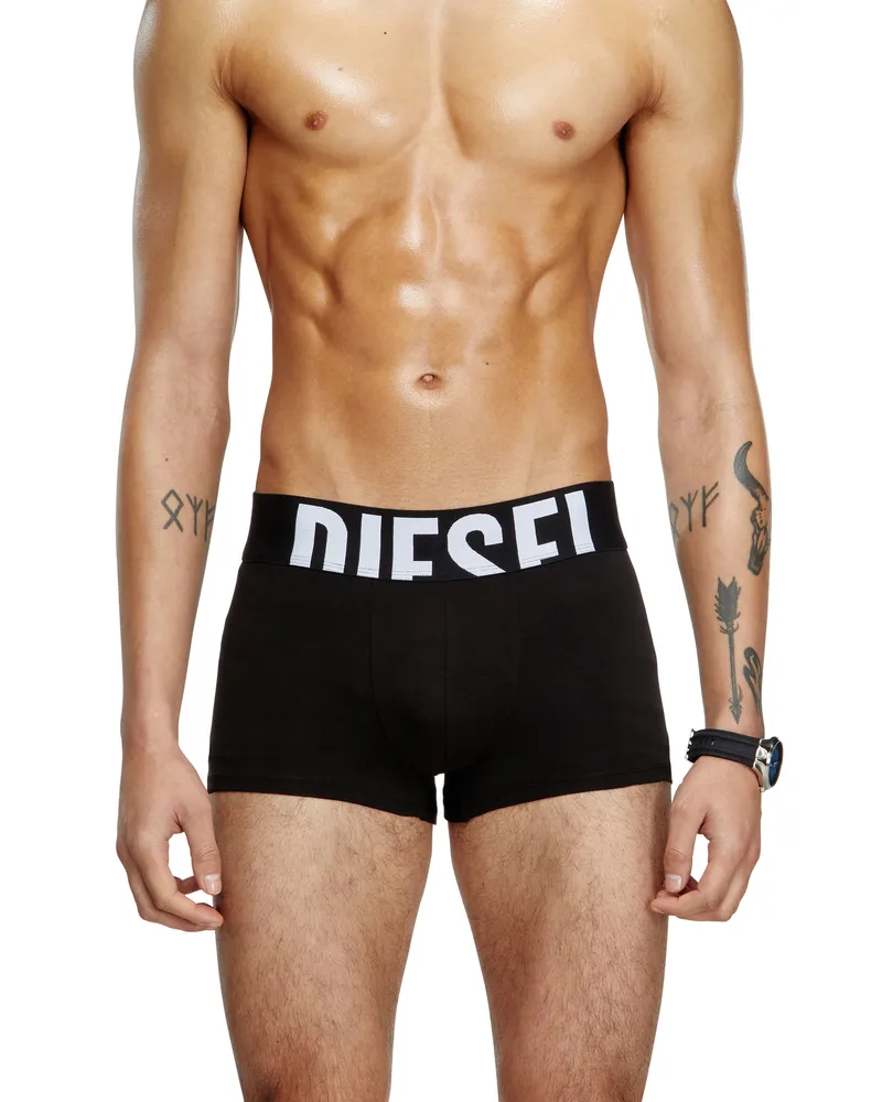 Diesel Retropants im Dreierpack aus Baumwollstretch - Boxershorts - Herren - Schwarz Schwarz