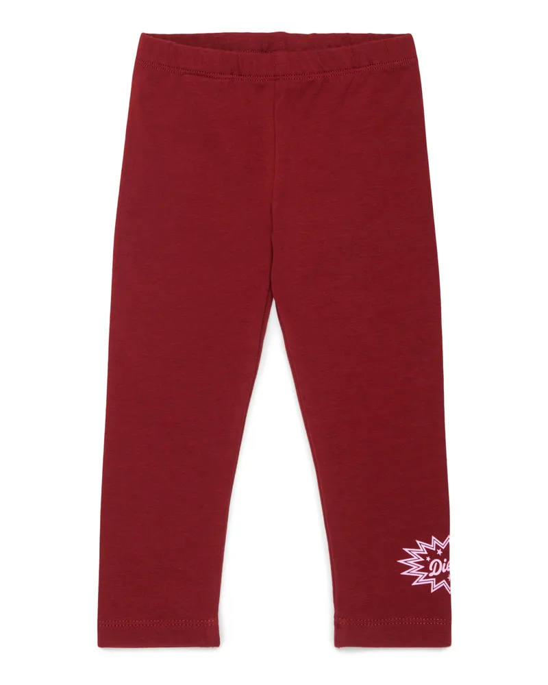 Diesel Leggings mit starburst Logo-Print - Hosen - Damen - Rot Rot