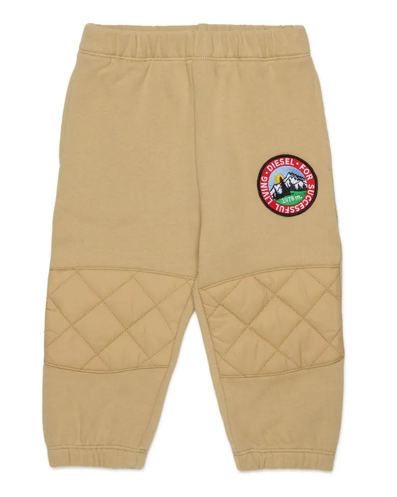 Diesel Sweatpants mit gesteppten Kniepartien - Hosen - Unisex - Braun Braun