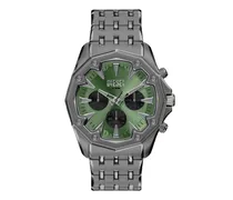 Stinger gunmetal Edelstahl-Uhr - Uhren - Herren - Grau