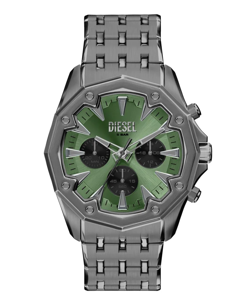Diesel Stinger gunmetal Edelstahl-Uhr - Uhren - Herren - Grau Grau