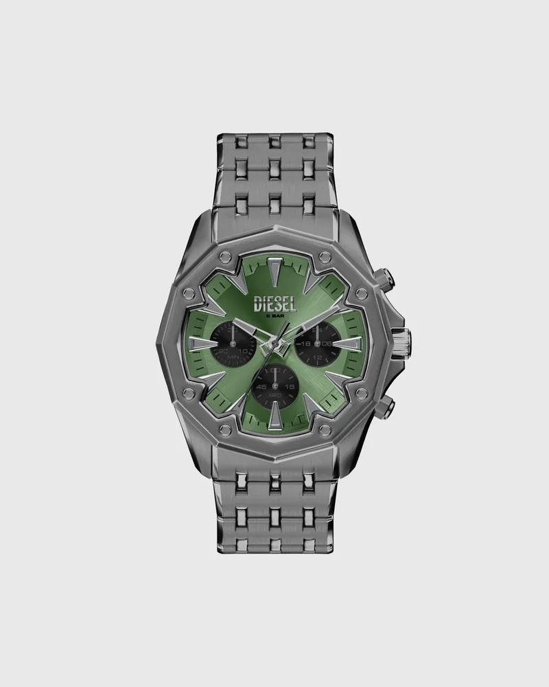 Diesel Stinger gunmetal Edelstahl-Uhr - Uhren - Herren - Grau Grau