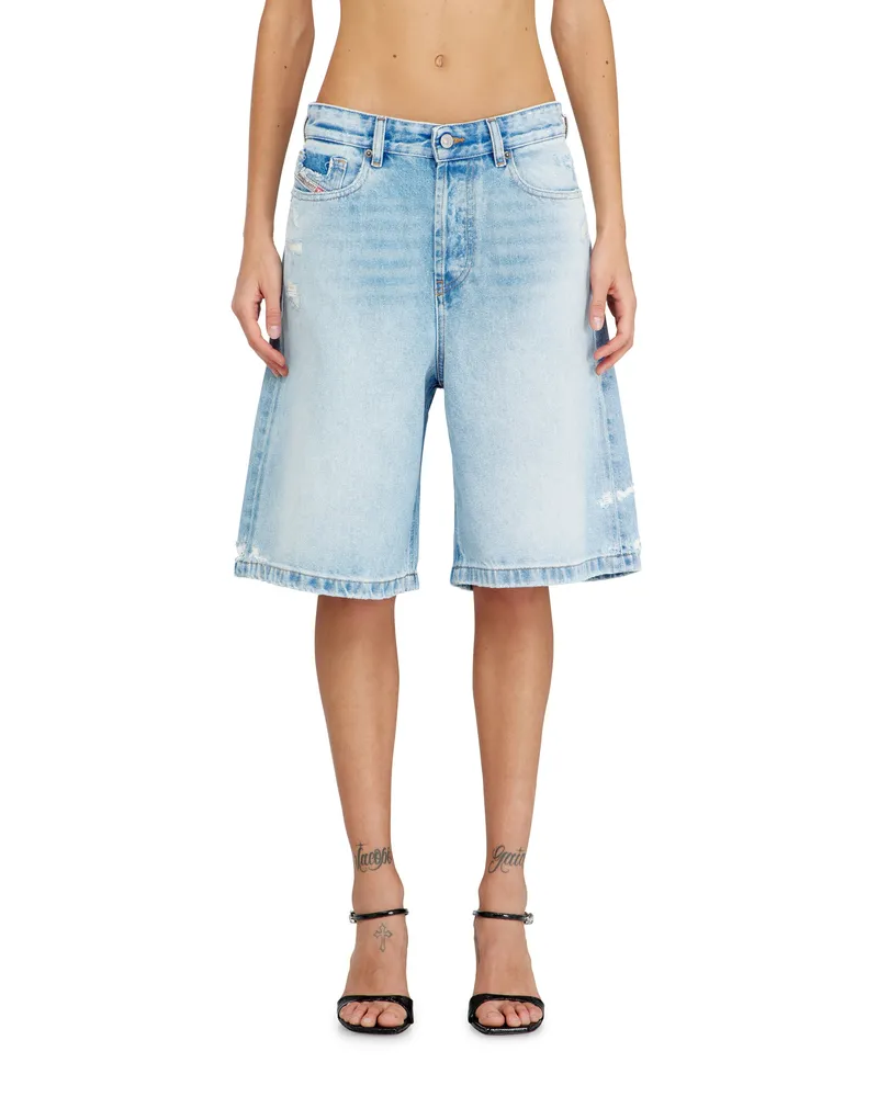 Diesel Shorts aus Destroyed-Denim - Kurze Hosen - Damen - Blau Blau