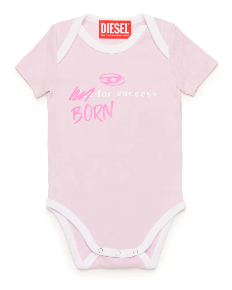 Diesel Born For Success-Bodysuit für Neugeborene - Underwear - Unisex - Rosa Rosa