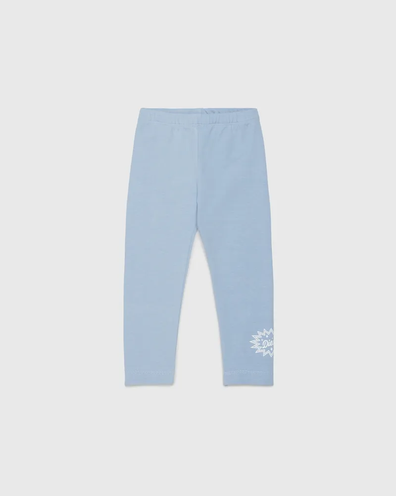 Diesel Leggings mit starburst Logo-Print - Hosen - Damen - Blau Blau