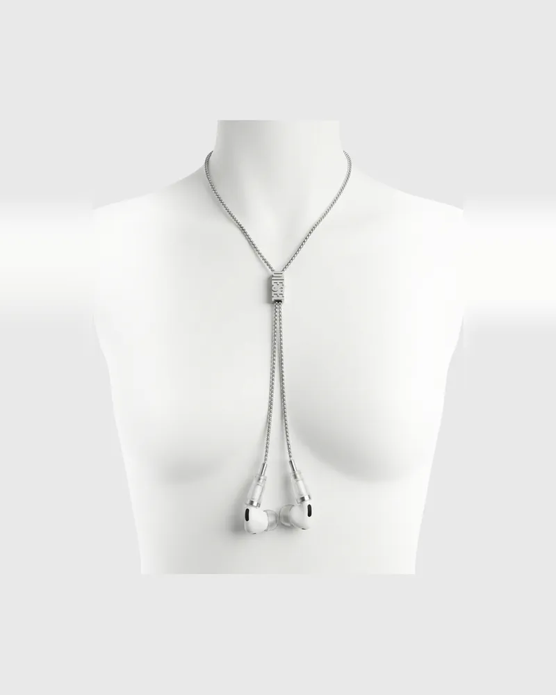 Diesel D Chain Halskette für Ohrhörer - Universal straps - Unisex - Silber Silber