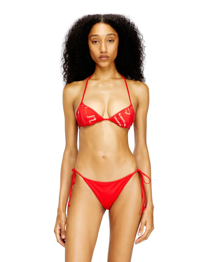 Diesel Bikinioberteil mit Grafikprint - BHs - Damen - Rot Rot