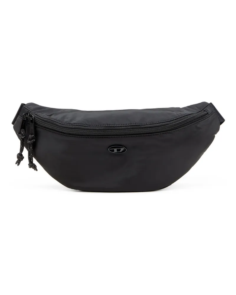Diesel D-Pack-Gürteltasche aus Satin-Touch-Stoff - Schultertaschen - Herren - Schwarz Schwarz