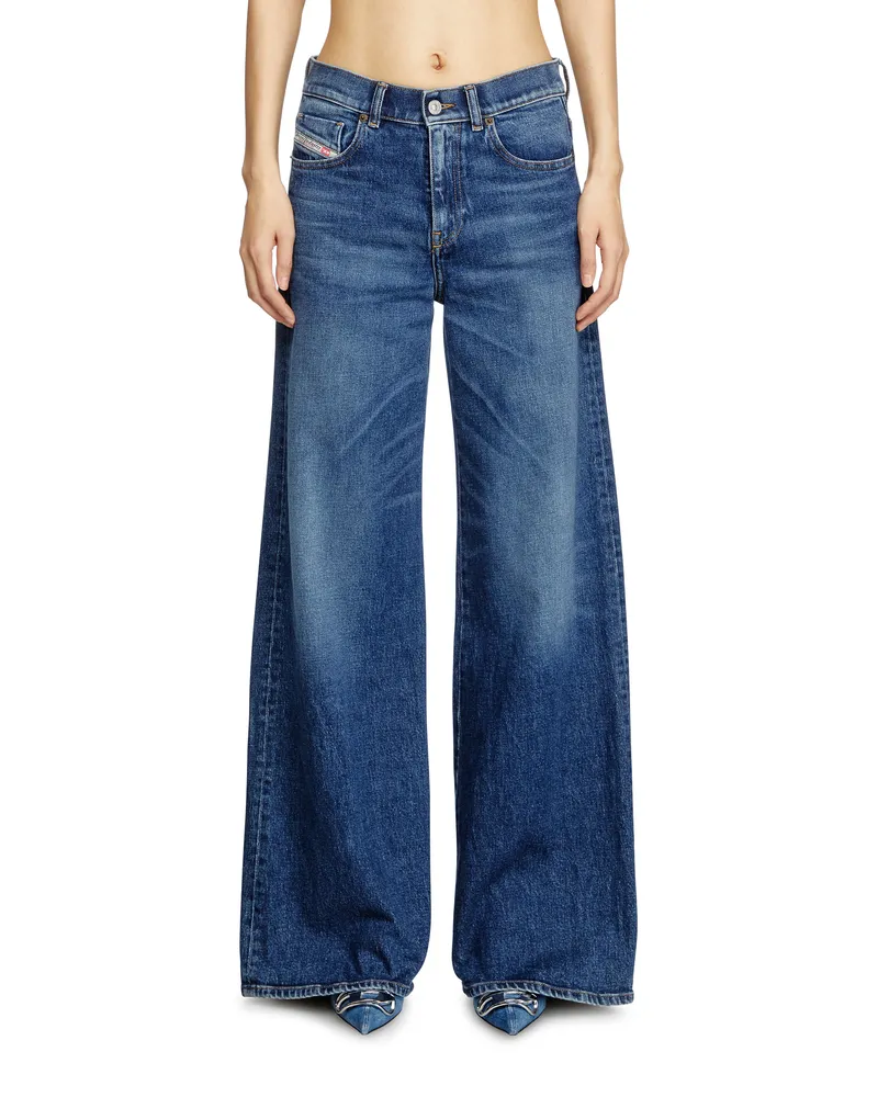 Diesel Flare Jeans - 1978 D-Akemi - Jeans - Damen - Blau Blau