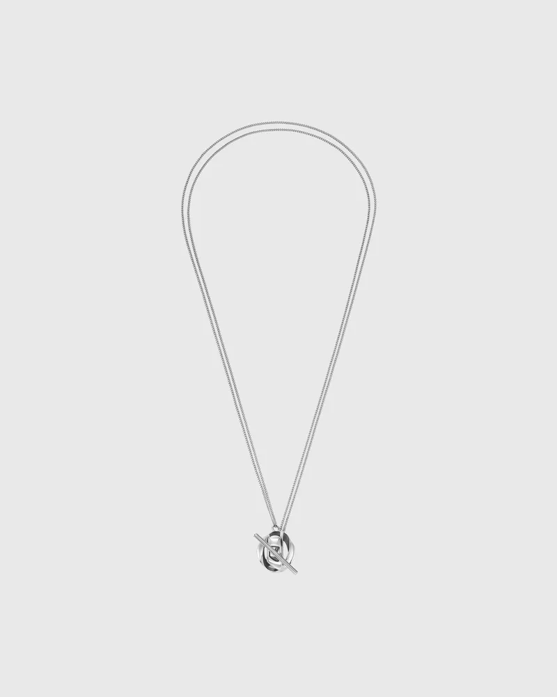 Diesel Halskette mit Anhänger aus Edelstahl - Halsketten - Unisex - Silber Silber