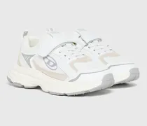 S-Runvinr- Sneakers aus Mesh und Stoff - Schuhe - Unisex - Weiss