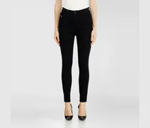 Skinny Jeans High Waist 1984 Slandy-High, Schwarz/Dunkelgrau, Reißverschluss