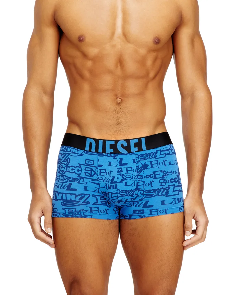 Diesel Dreierpack Baumwoll-Boxershorts mit auffälligen Logos - Boxershorts - Herren - Blau Blau