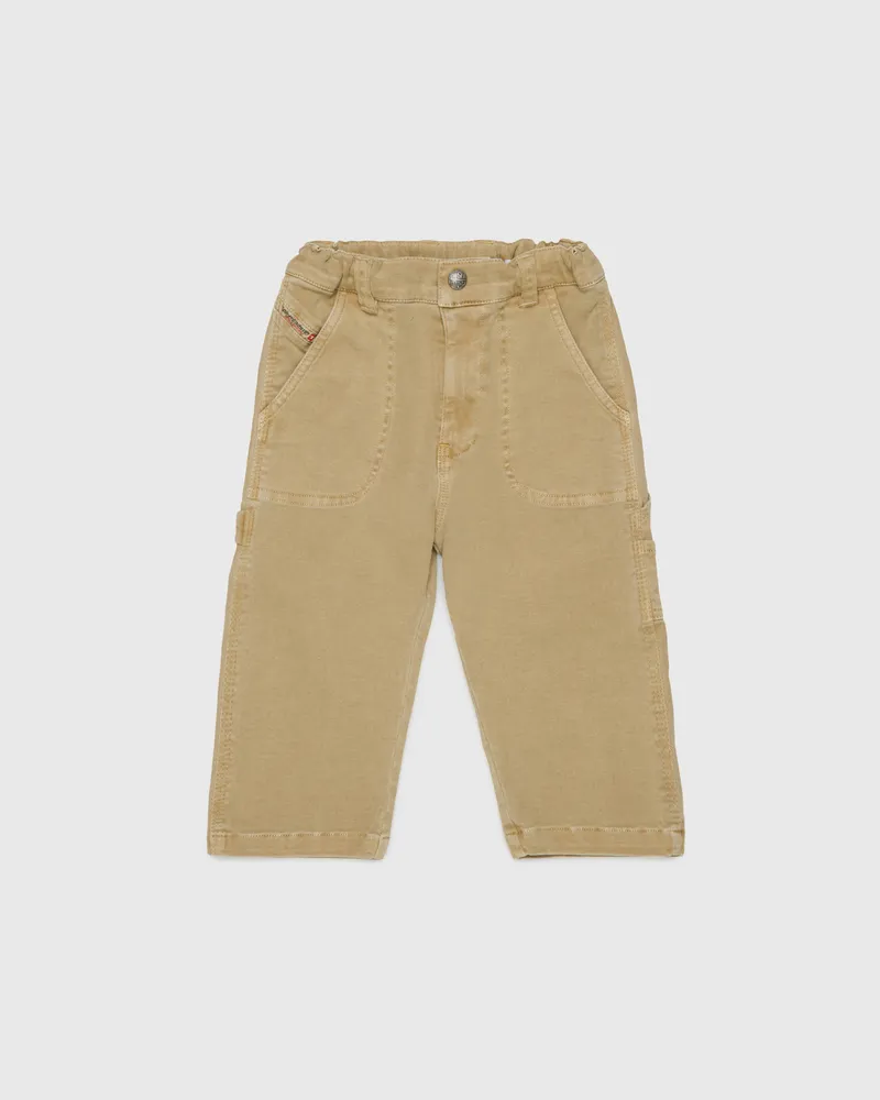 Diesel Workwear-inspirierte Hose aus stretch-baumwolle - Hosen - Herren - Braun Braun