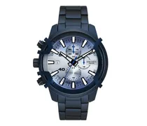 Griffed Chronograph aus blauem Edelstahl - Uhren - Herren - Blau