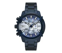 Griffed Chronograph aus blauem Edelstahl - Uhren - Herren - Blau